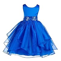 ekidsbridal Organza Flower Girl Dress Pageant Gown Special Occasion Dresses 012s