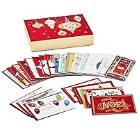 Hallmark Boxed Handmade Christmas Cards Assortment (Set of 24 Special Holiday Greeting Cards and Envelopes) (1XPX5156)