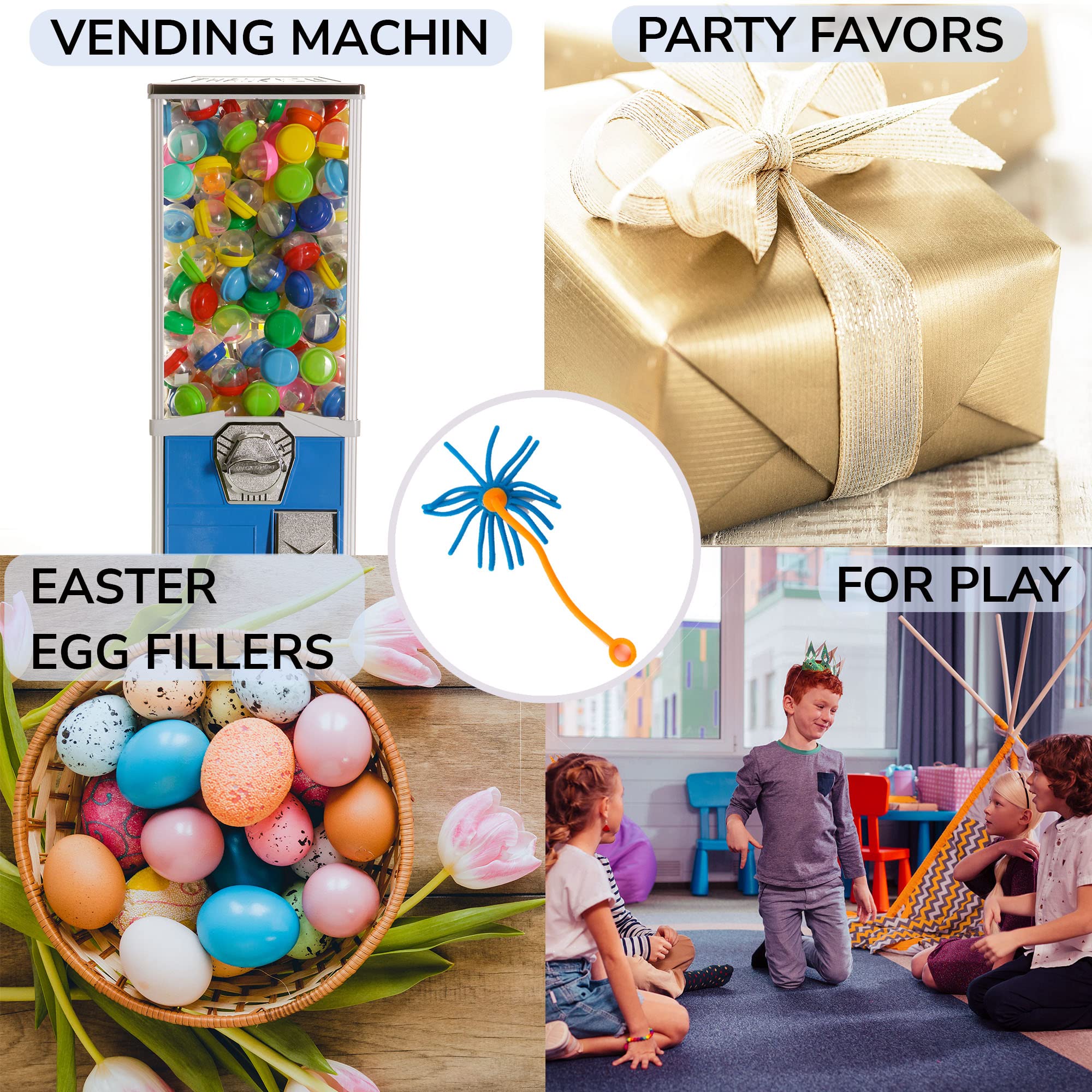 Yoyo Toys for Kids - 100 Pcs Noodle Yo Yo Toy for Party Favors - Easter Egg Fillers - Goodie Bag Supplies and Pinata Stuffers - Prizes for Kids Classroom - Vending Machine Toy