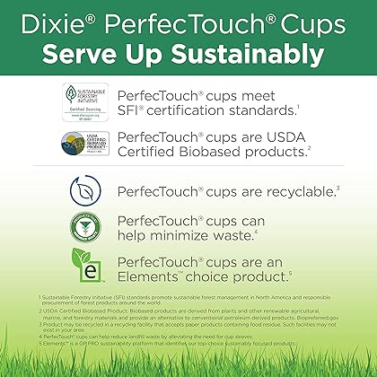 Dixie PerfecTouch 12oz Insulated Paper Hot Cup by GP PRO (Georgia-Pacific); Fits Large Lids; Coffee Haze; 5342CD; 1000 Count (50 Cups Per Pack; 20 Packs Per Case)