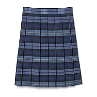Girls' Plaid Pleated Skirt