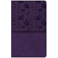 CSB Compact Ultrathin Bible, Purple LeatherTouch, Indexed CSB Compact Ultrathin Bible, Purple LeatherTouch, Indexed Imitation Leather