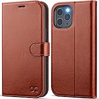 OCASE Compatible with iPhone 14 Pro Max Wallet Case, PU Leather Flip Folio Case with Card Holders RFID Blocking Stand [Shockproof TPU Inner Shell] Phone Cover 6.7 Inch 2022（Brown）