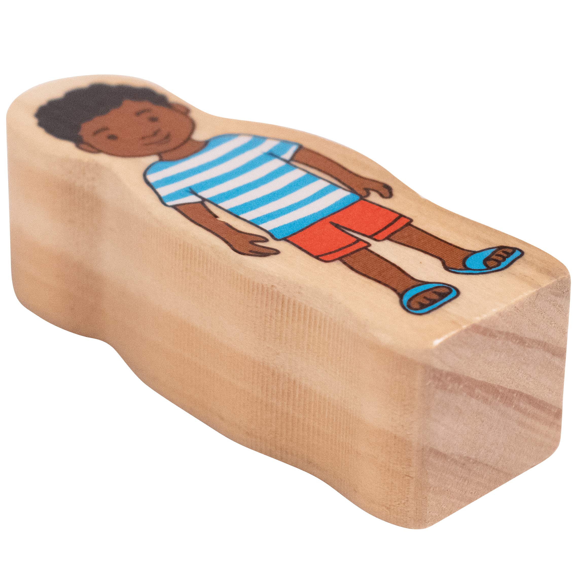 The Freckled Frog - FF420 My Family - Set of 30 - Ages 1+ - Inclusive Wooden Blocks for Toddlers – Includes Grandparents, Moms, Dads and Children Around the World - Double-Sided