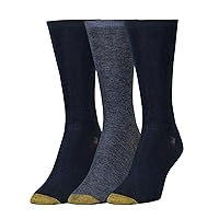 Gold Joe Womens Non Binding Flat Knit Crew Socks 3 Pack