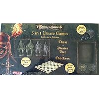 Pirates of the Caribbean; 3 in 1 Pirate Games Collector's Edition (Chess, Pirates Dice, Checkers)