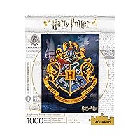 AQUARIUS Harry Potter Puzzle Hogwarts Logo (1000 Piece Jigsaw Puzzle) - Officially Licensed Harry Potter Merchandise & Collectibles - Glare Free - Precision Fit - 20x28in