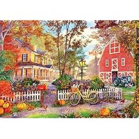 Country Life - Autumn Farmhouse - 500 Piece Jigsaw Puzzle