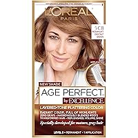 L'Oreal Paris ExcellenceAge Perfect Layered Tone Flattering Color, 5CB Medium Chestnut Brown
