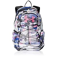 Under Armour Unisex Hustle Mesh Backpack, (100) White/Pink Punk/Pink Punk, One Size Fits Most