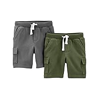 Boys' Knit Cargo Shorts, Pack of 2