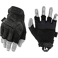 Mechanix Wear: M-Pact Fingerless Tactical Work Gloves, Impact Protection and Vibration Absorption, Tactical Gloves for Airsoft, Paintball, and Utility Use, Gloves for Men (Brown, X-Large)