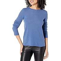 Vince Womens Cashmere Trimless Pullover Sweater, Hydrangea, XX-Small US