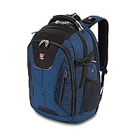 SwissGear 5358 USB ScanSmart Laptop Backpack, Blue/Black, Large