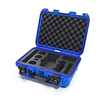 Nanuk DJI Drone Waterproof Hard Case with Custom Foam Insert for DJI Mavic 2 Pro/Zoom - Blue, 920-MAV2PZ8