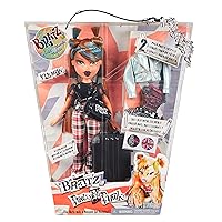 Bratz Pretty ‘N’ Punk Yasmin Fashion Doll with 2 Outfits and Suitcase, Collectors Ages 6 7 8 9 10+