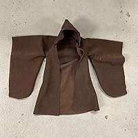 1/12 Scale Miniature Custom Handmade Jedi Fabric Cloak Robe for 6 inch Star Wars Mace Windu