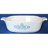 Corning Ware P-1-B Blue Cornflower 1 Qt Casserole - No Lid