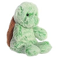 Aurora® Snuggly Sweet & Softer™ Turtle Stuffed Animal - Comforting Companion - Imaginative Play - Green 9 Inches