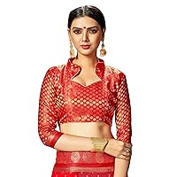 Women's Readymade Indian Designer Stitched Party Wear Bollywood Padded Blouse for Saree Crop Top Choli