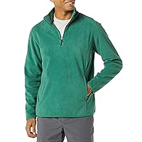 Amazon Essentials Men's Quarter-Zip Polar Fleece Jacket-Discontinued Colors