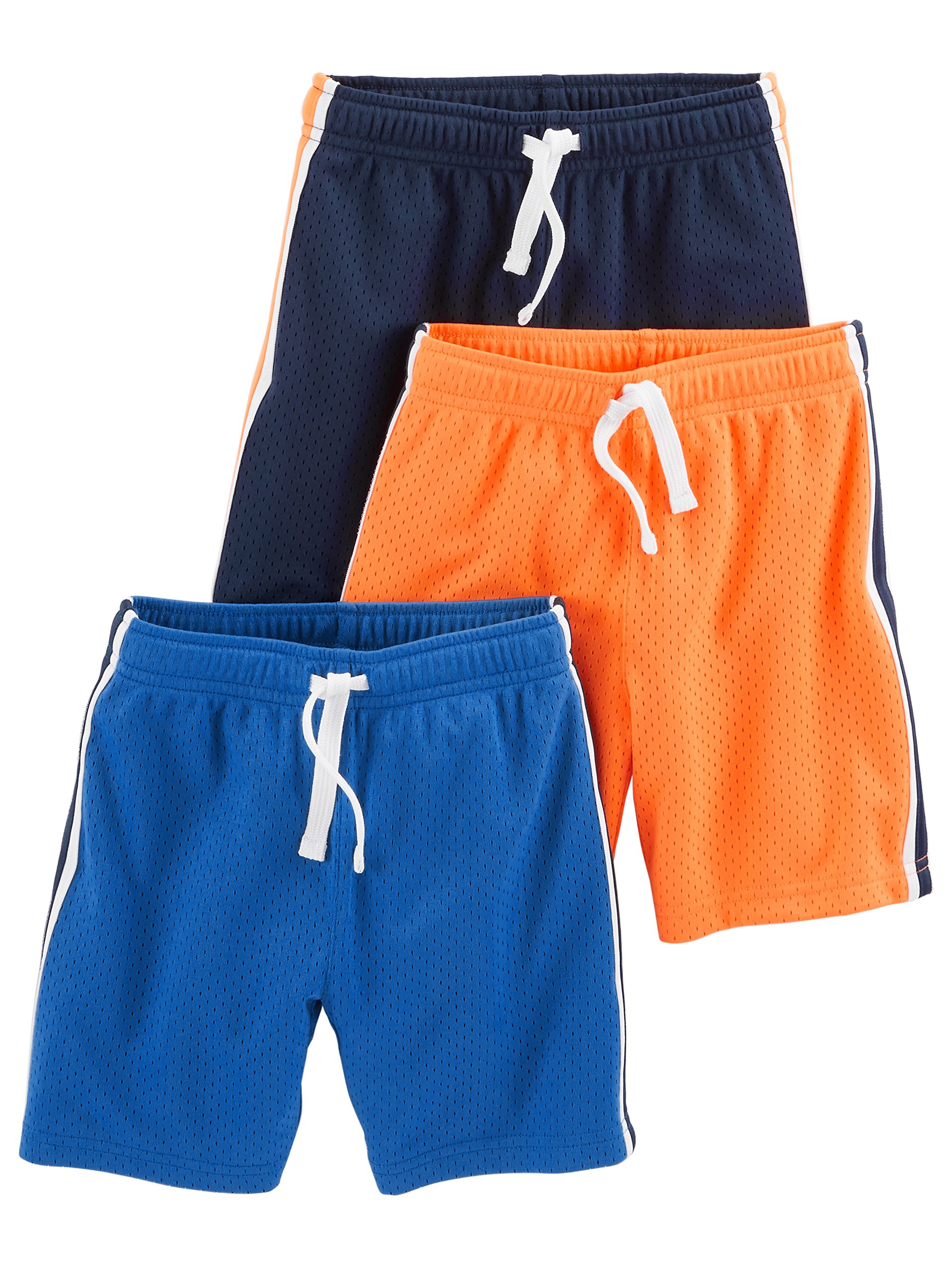 Simple Joys by Carter's Boys and Toddlers' Mesh Shorts, Pack of 3