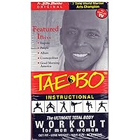 Tae-Bo Workout (SET OF 4: Basic, Instructional, Advanced, 8-minute Workout) [VHS] Tae-Bo Workout (SET OF 4: Basic, Instructional, Advanced, 8-minute Workout) [VHS] VHS Tape DVD