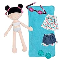 ADORA Exclusive Sunshine Friends Collection, Plush Doll and Clothes with Sunlight - Activated Color - Changing Bathing Suit, Birthday Gift for Ages 3+ - Violet