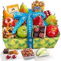 Happy Birthday Orchard Delight Fruit and Gourmet Gift Basket
