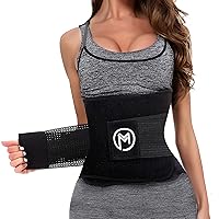 Waist Trimmer for Women and Men - Sweat Bands for Stomach - Sweat Belt for High-Intensity Training Workouts