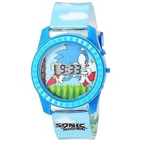 Accutime Sonic The Hedgehog Kids' SNC4003 Digital Display Quartz Blue Watch