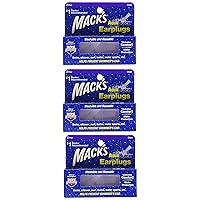 Mack's Aqua Block Earplugs (2count) pack of 3.
