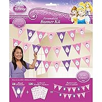 Disney Princess Pennant Banner, Multicolored