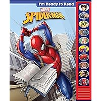 Marvel - I'm Ready to Read with Spider-Man - Interactive Read-Along Sound Book - Great for Early Readers - PI Kids