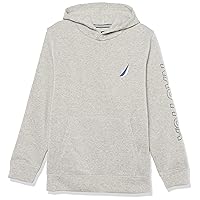 Nautica Boys' Toddler Long Sleeve Fleece Pullover Hoodie