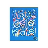 Disney 100 Greeting Card For Him/Her/Friend With Envelope - Let's Celebrate! Design