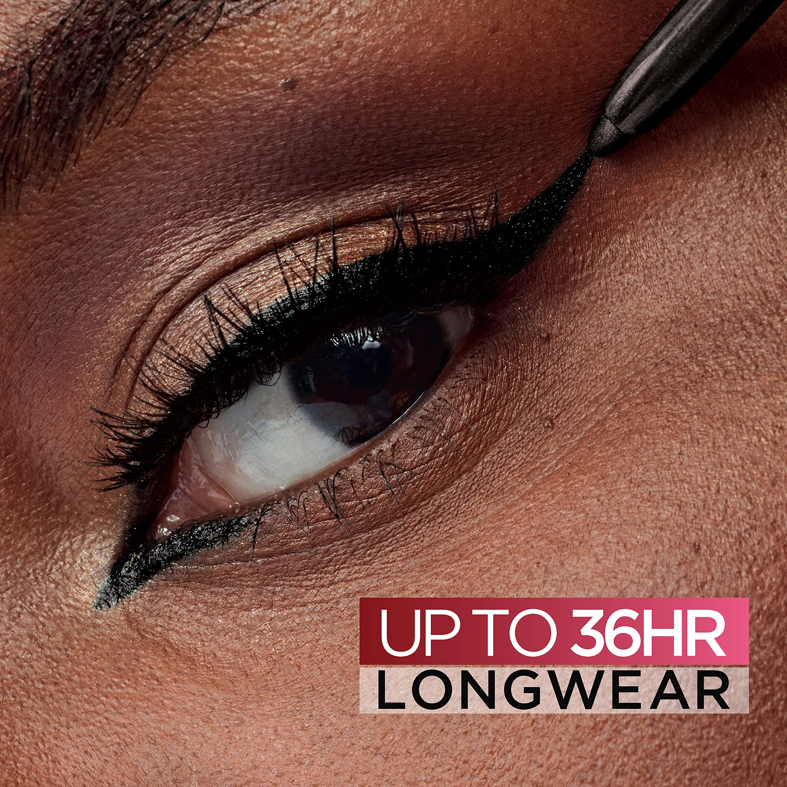 L’Oréal Paris Infallible Grip Mechanical Gel Eyeliner Pencil, Smudge-Resistant, Waterproof Eye Makeup with Up to 36HR Wear, Intense Black, 1 Kit
