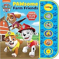 PAW Patrol - PAWsome Farm Friends - Touch & Feel Textured Sound Pad for Tactile Play - PI Kids