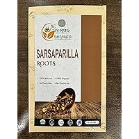 Organic Sarsaparilla Root/Sasperella Root for Herbal Tea Hemidesmus Indicus Sasparilla Natural Blood PurifierSkin Health, Immunity, and Joint Support 1 LB