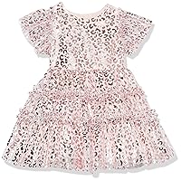 PIPPA & JULIE Girls' Sleeveless Party Dress, Fit & Flare Silhouette, Cute Pattern Styles