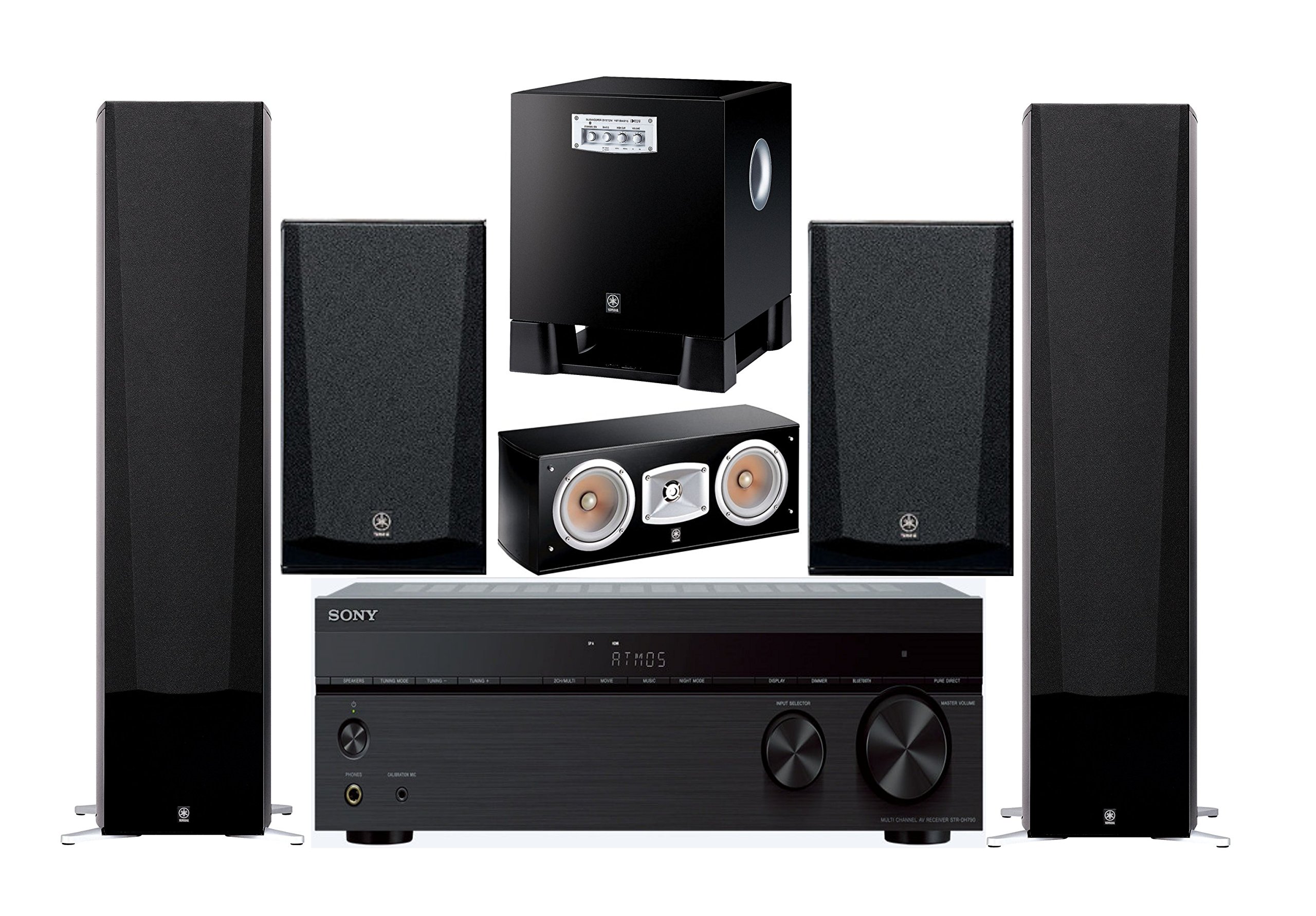 Sony 7.2-Channel Wireless Bluetooth 4K 3D A/V Surround Sound Multimedia Home Theater System
