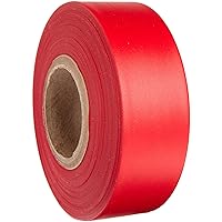 Brady Red Flagging Tape for Boundaries and Hazardous Areas - Non-Adhesive Tape, 1.188