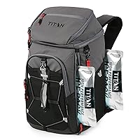 Arctic Zone Titan Deep Freeze 30 can Insulated Backpack Cooler Bag with Ice Wall Packs