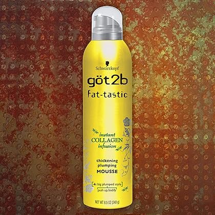 Got2B Fat-tastic Thickening Plumping Hair Mousse, 8.5 Ounce