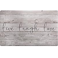SoHome Cozy Living Anti-Fatigue Kitchen Mat For Floor, Farmhouse Rustic Wood Themed Cushioned Kitchen Runner Rug Mat, Stain Resistant, Easy Wipe Clean, 1/2 Inch Thick, 18