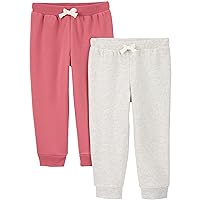 Simple Joys by Carter's Baby Girls' 2-Pack Fleece Joggers