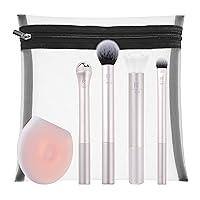 Real Techniques Limited Edition Me Time Makeup Brush and Skin Care, 6 Piece Valentine’s Day Gift Set, Perfect For Wife, Spouse, Girlfriend, Significant Other, or Daughter