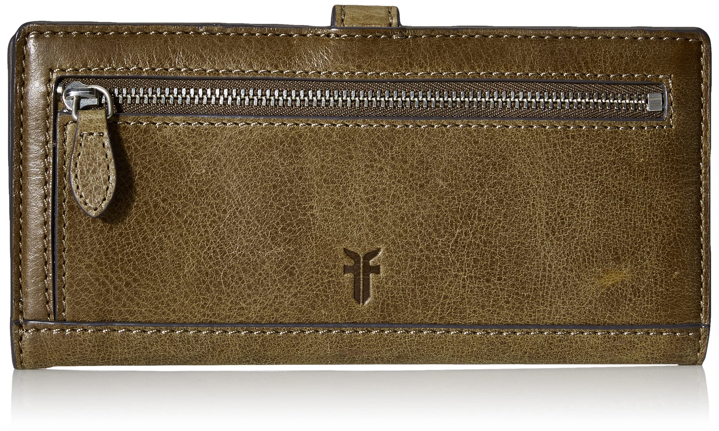 Frye Reed Slim Wallet, Khaki