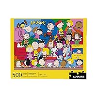 Aquarius Peanuts Gang Jigsaw Puzzle (500 Pieces), Collectibles, Glare Free, Games, 14 x 19 Inches
