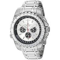 Men's OC0110 Aviador Pilot Analog Display Quartz Silver Watch